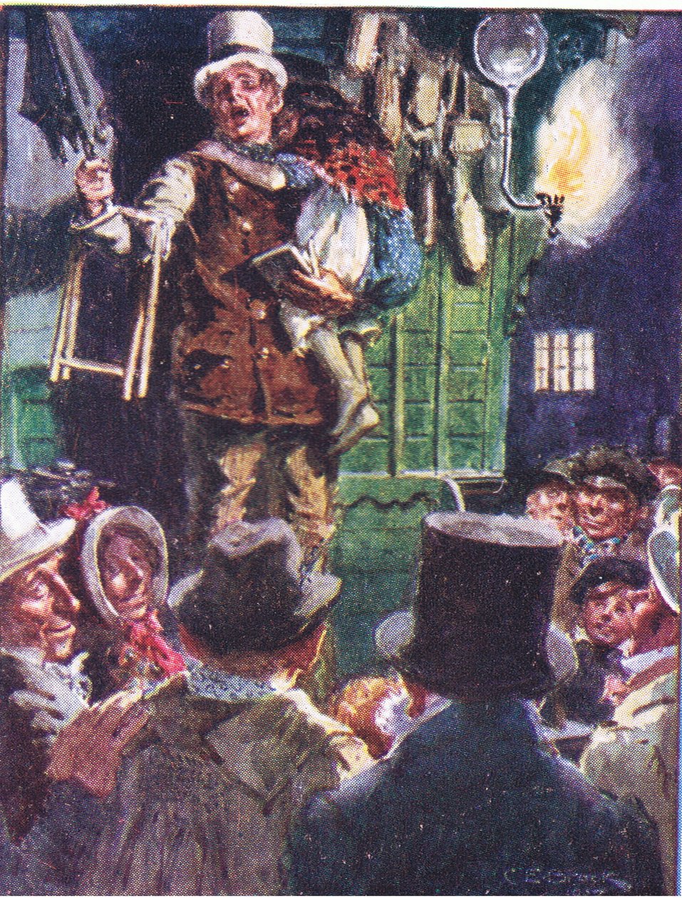 Nu vil jeg ikke spørge dig, hvor meget for partiet, men hvor lidt, illustration fra Dr. Marigolds recept, 1910 af Charles Edmund Brock