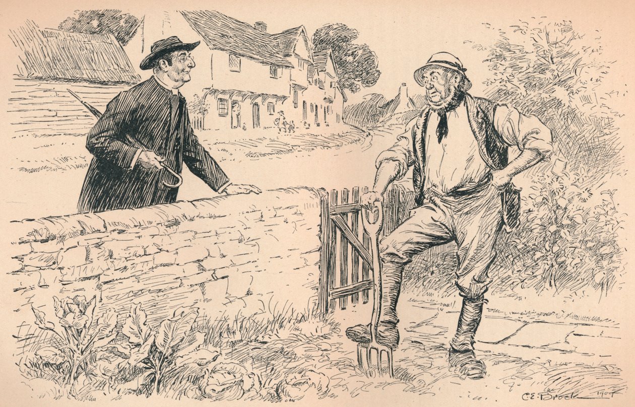 Præsten, 1909 af Charles Edmund Brock