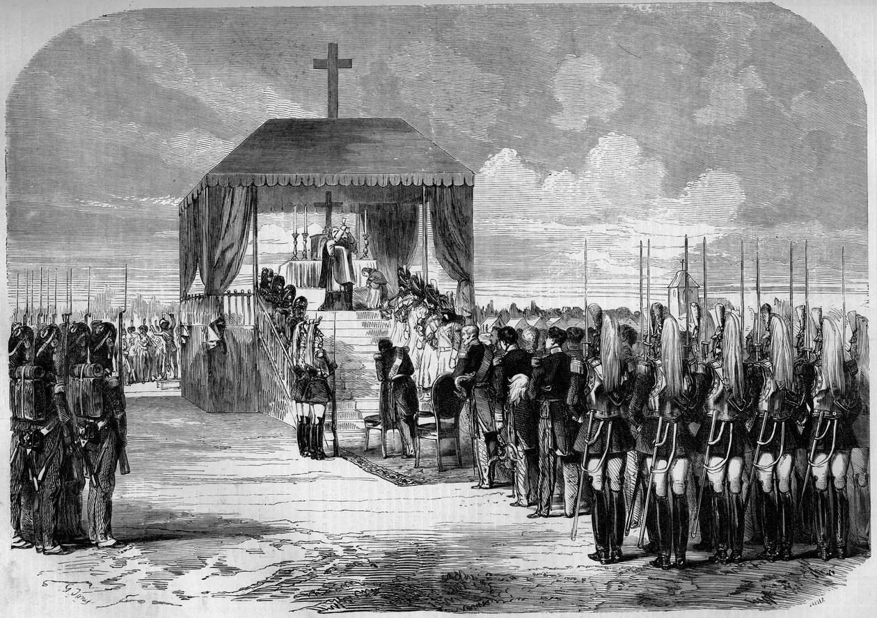 Chalons militærlejr af Charles Edouard Armand Dumaresq