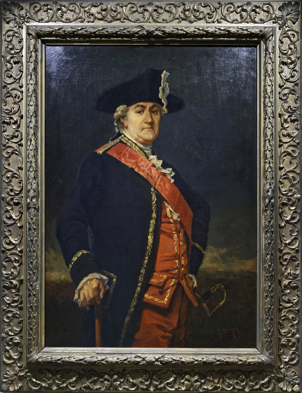 Jean Baptiste Donatien de Vimeur, c.1850-95dani af Charles Edouard Armand Dumaresq
