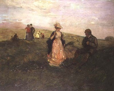 En gåtur på landet af Charles Edward Conder