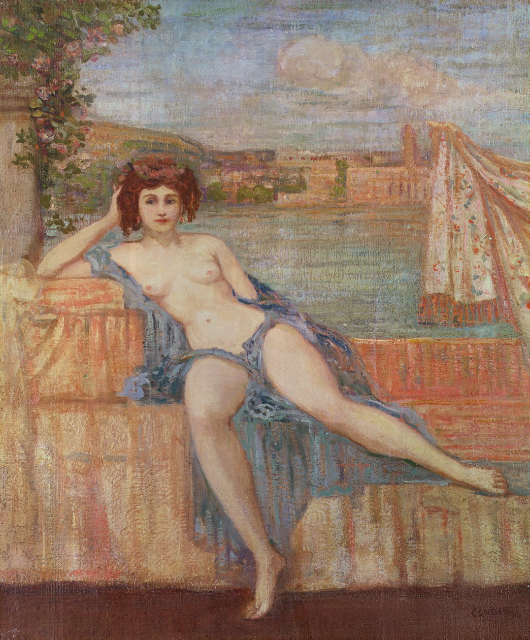 Nymfe ved Havn af Charles Edward Conder