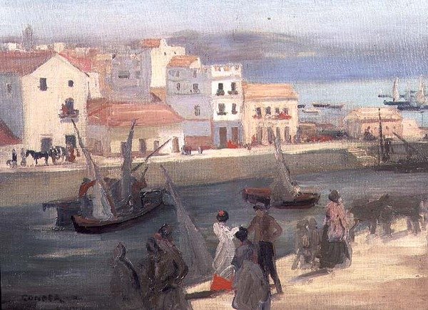 Kajkanten af Charles Edward Conder