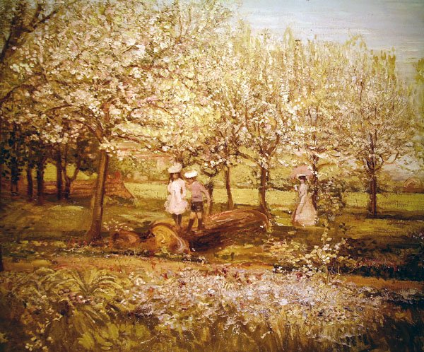 The Orchard (olie på lærred) af Charles Edward Conder