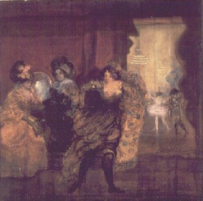 Påfuglefruen af Charles Edward Conder