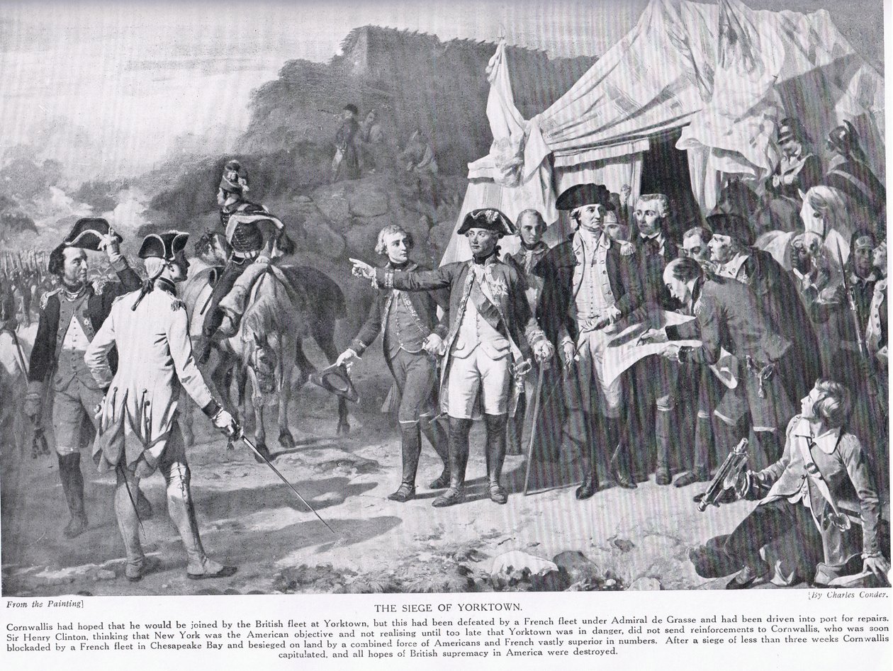 The Siege of Yorktown, illustration fra 