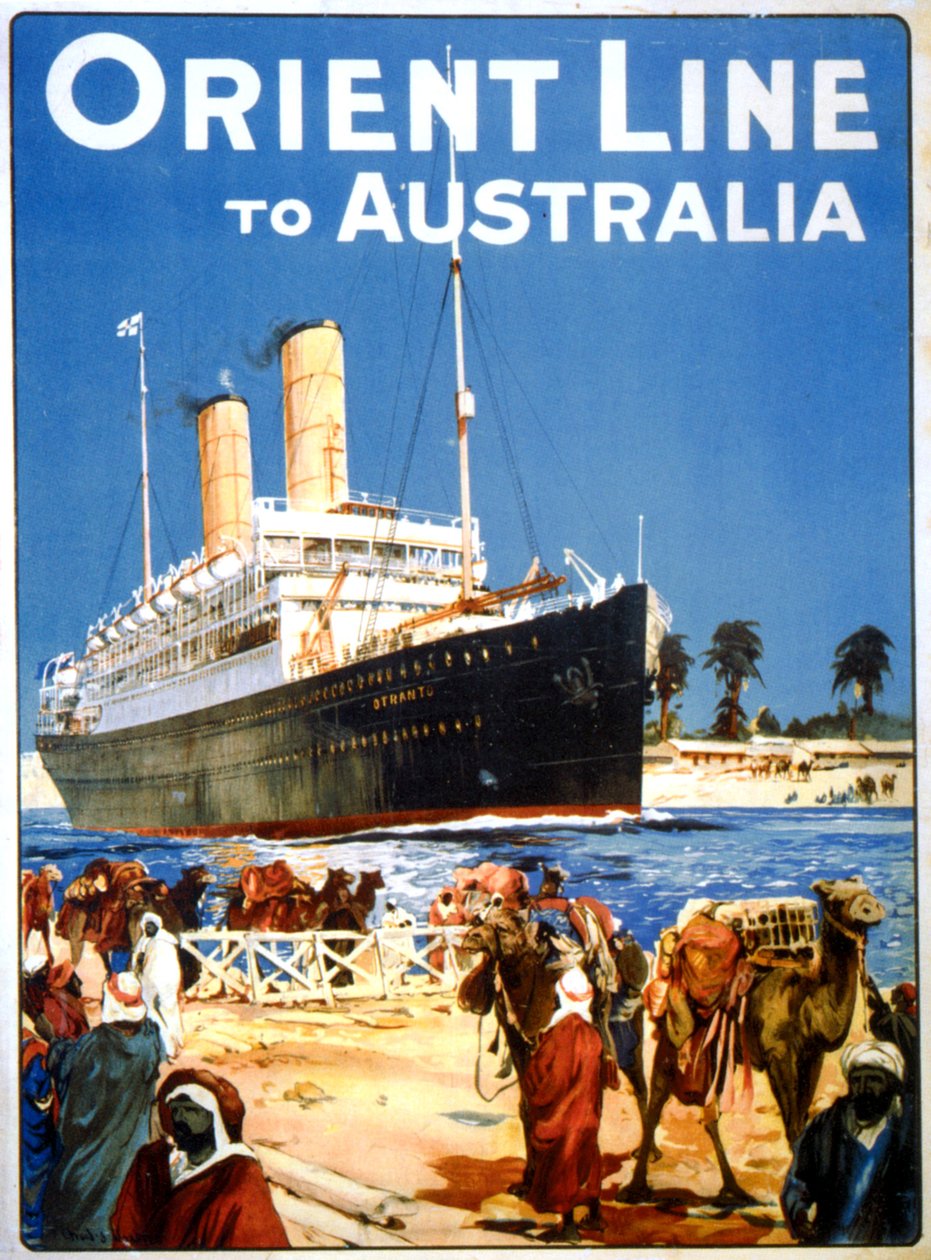 Orient Line til Australien af Charles Edward Dixon