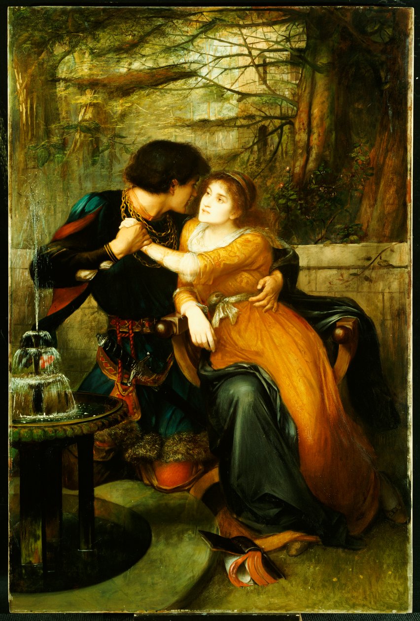 Paolo og Francesca af Charles Edward Halle