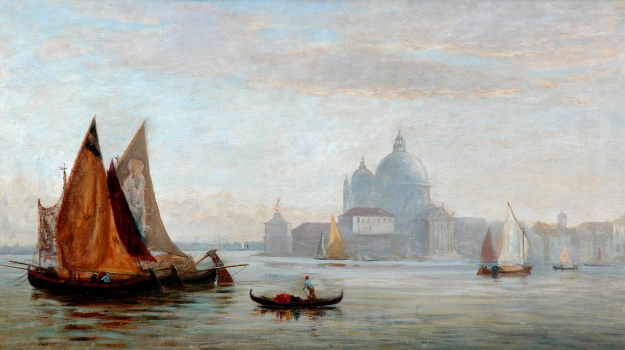 Kirke Santa Maria della Salute, Venedig, 1875 af Charles Edward Holloway