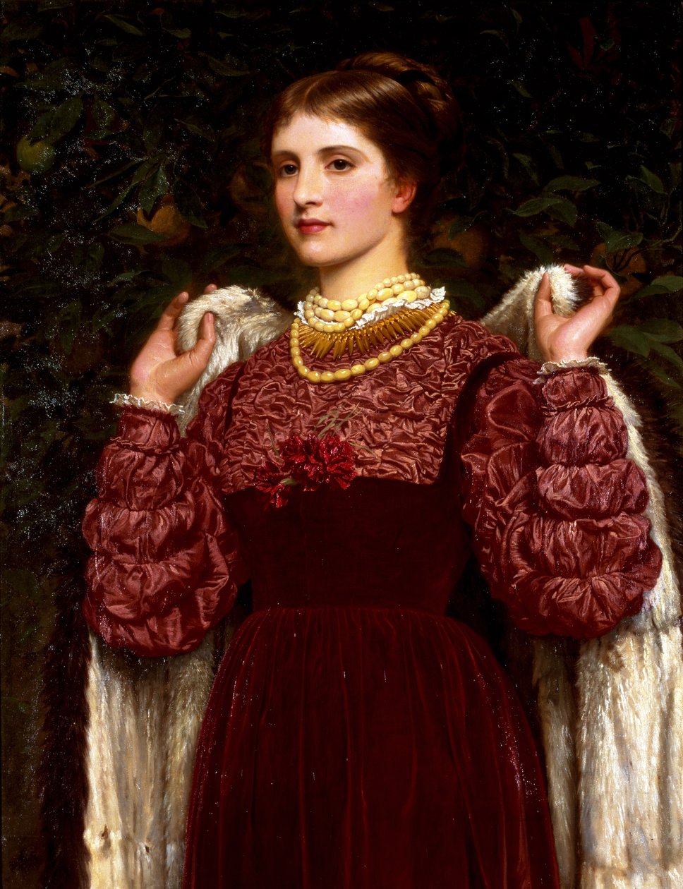 Dressing Up, ca. 1880-90 (olie på lærred) af Charles Edward Perugini