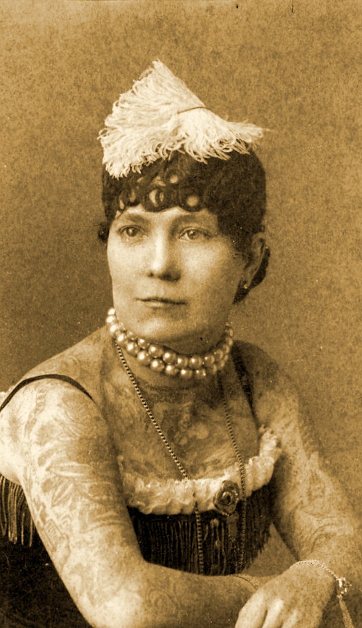 Portræt af Nora Hildebrandt c.1895 af Charles Eisenmann
