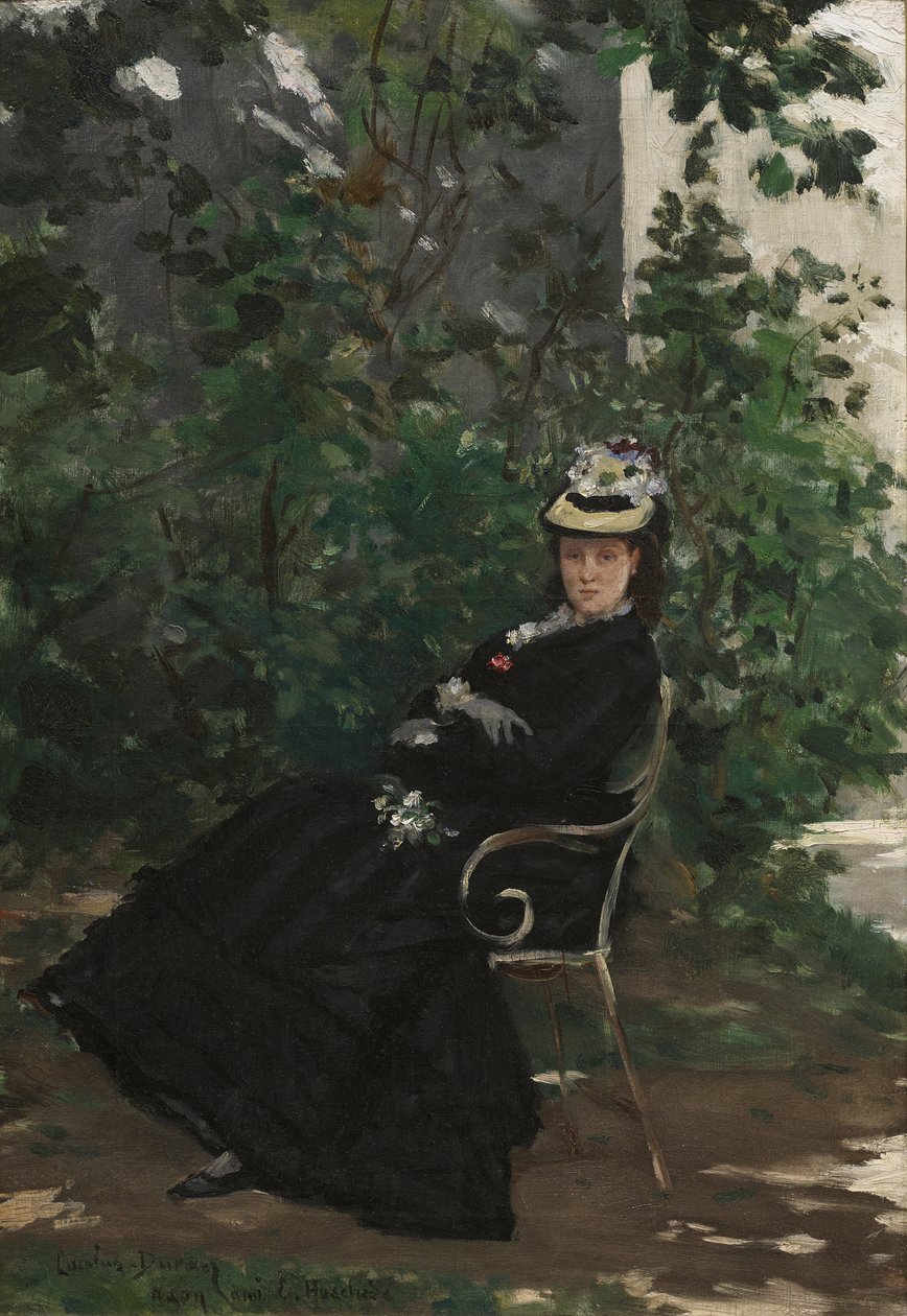 Portræt af Madame Alice Hoschede, ca. 1872-78 (olie på lærred) af Charles Emile Auguste Carolus Duran