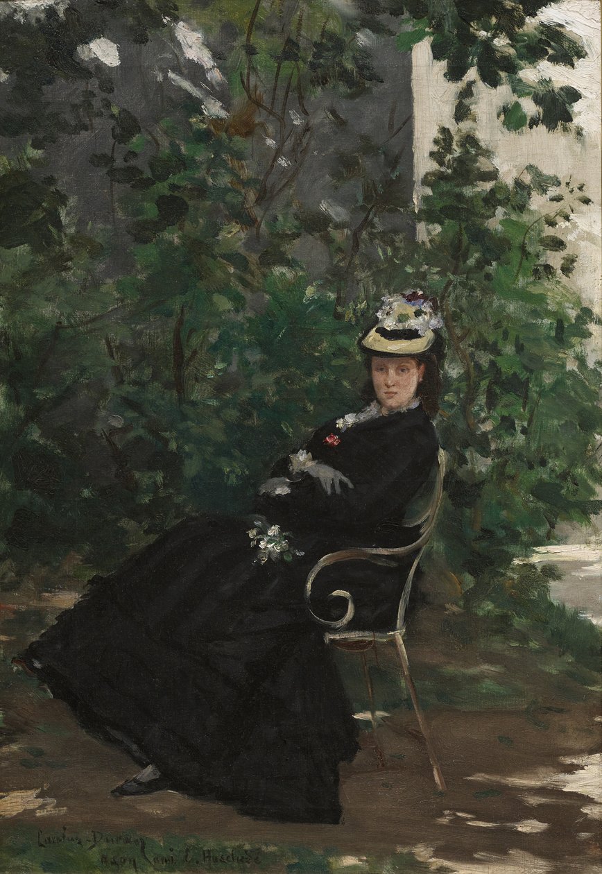 Portræt af Madame Alice Hoschede, c.1872-78 af Charles Emile Auguste Carolus Duran