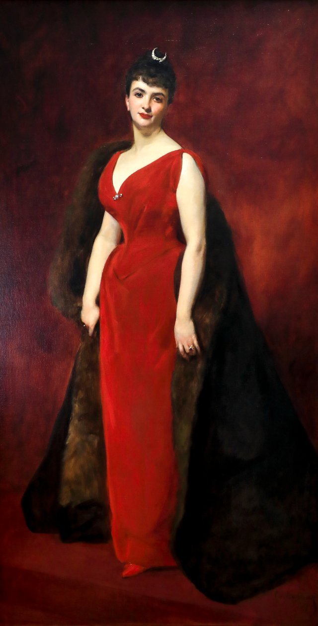 Portræt af Madame Edgard Stern af Charles Emile Auguste Carolus Duran
