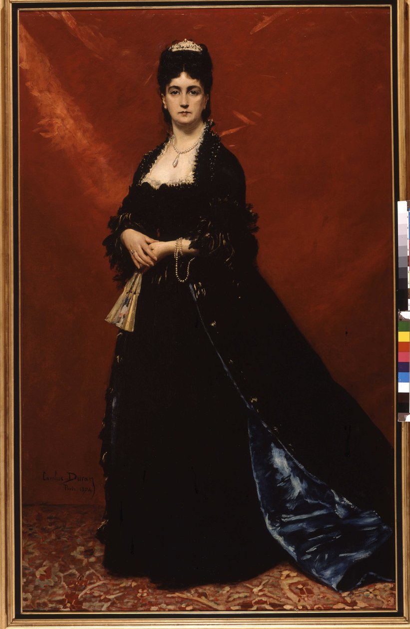 Portræt af Madame Goldschmidt af Charles Emile Auguste Carolus Duran