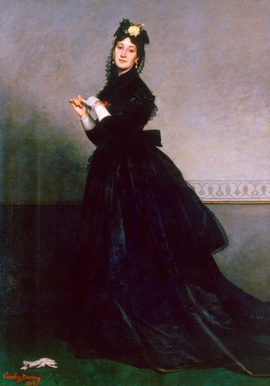 Kvinden med handsken, 1869 af Charles Emile Auguste Carolus Duran