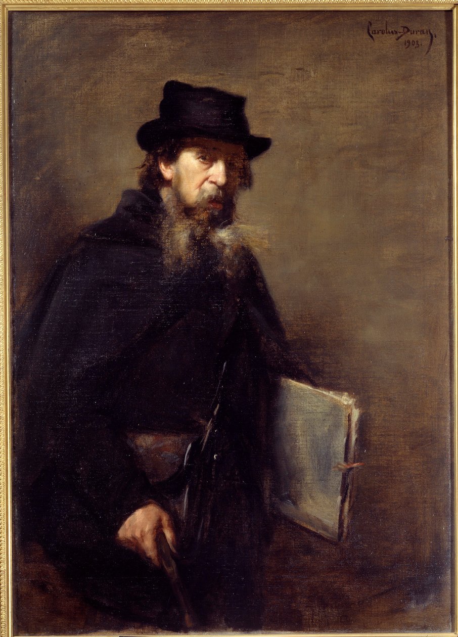 Den gamle litograf Maleri af Emile Auguste Carolus Duran (Carolus-Duran af Charles Emile Auguste Carolus Duran