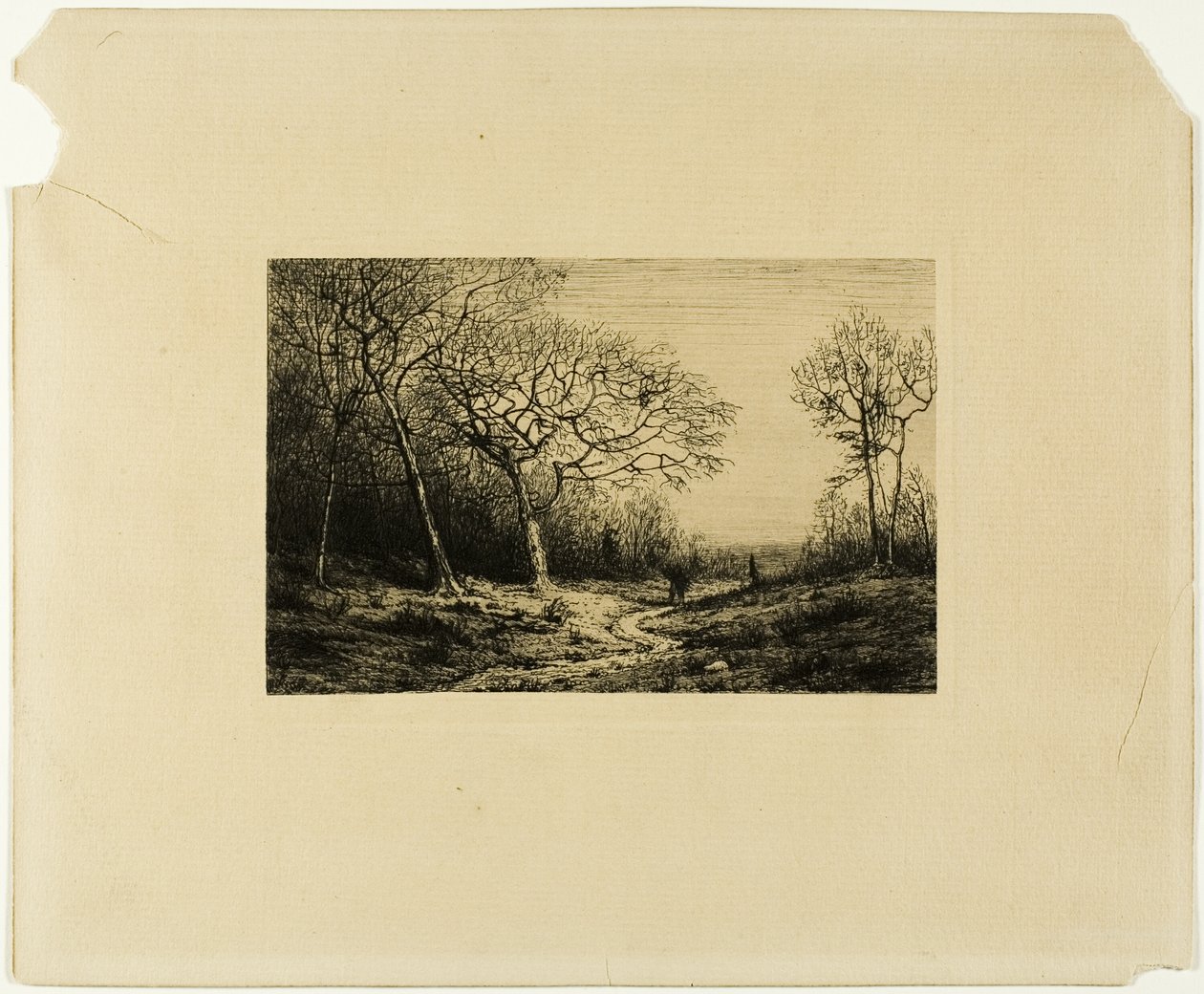 Kanten af en Skov af Charles Emile Jacque
