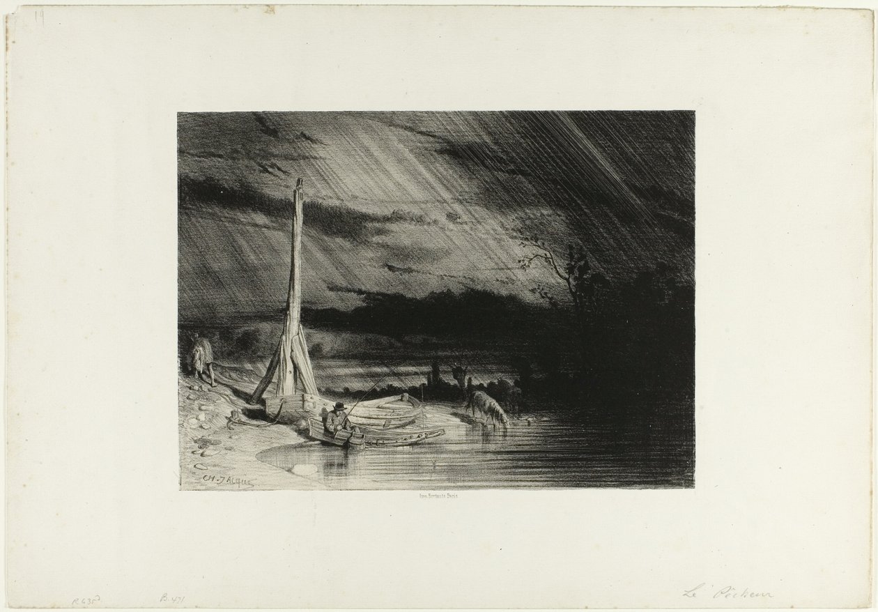 Fisker af Charles Emile Jacque