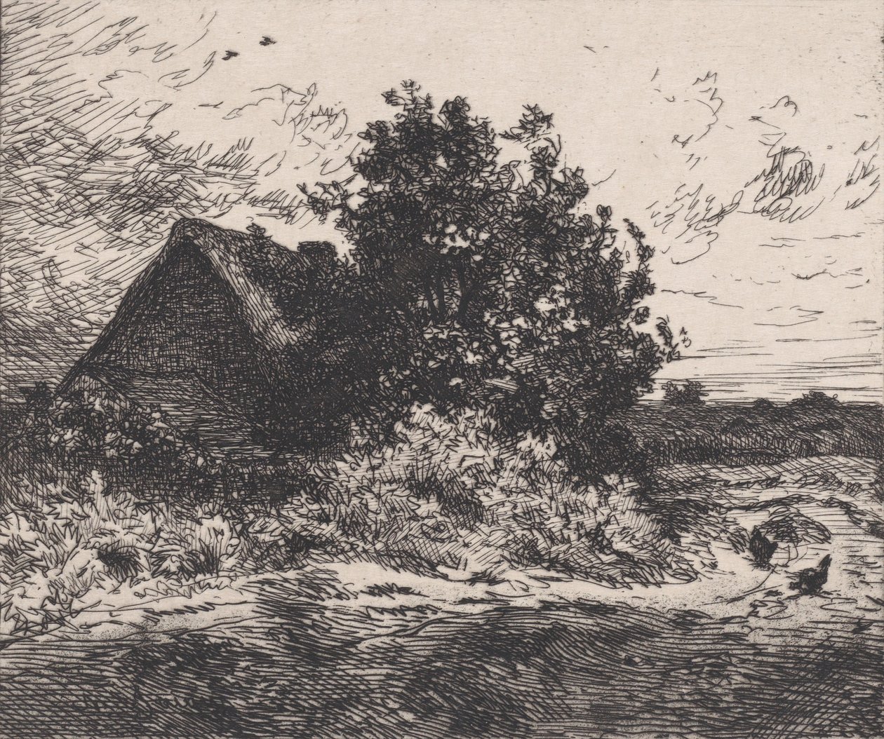 Bush Kercassier, ca. 1875-80. af Charles Emile Jacque