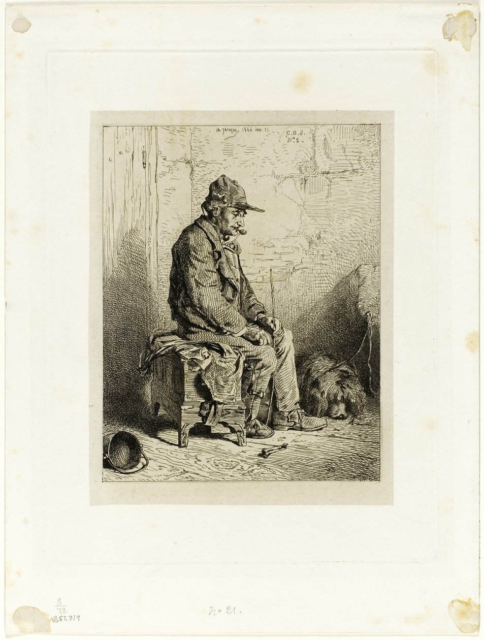 Orgelkværn af Charles Emile Jacque