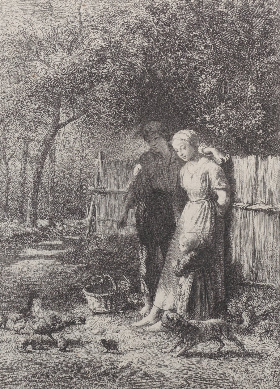 Forår, 1864. af Charles Emile Jacque