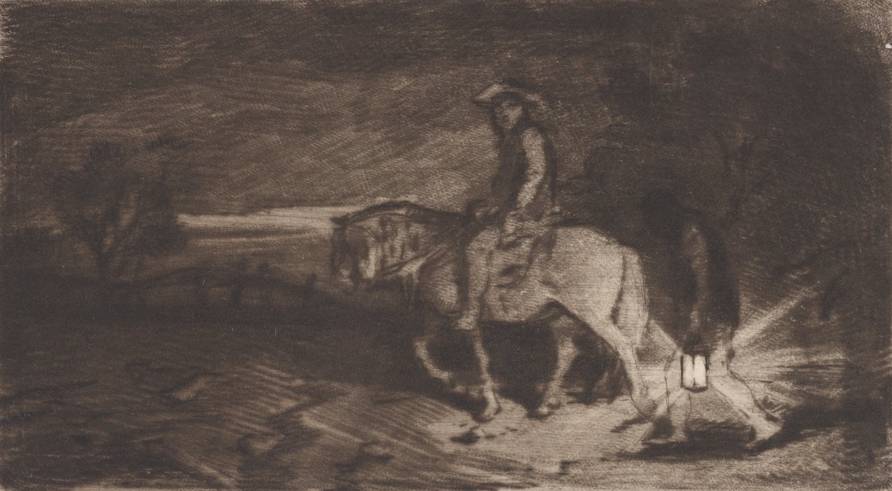Kavaleren, 1848. af Charles Emile Jacque
