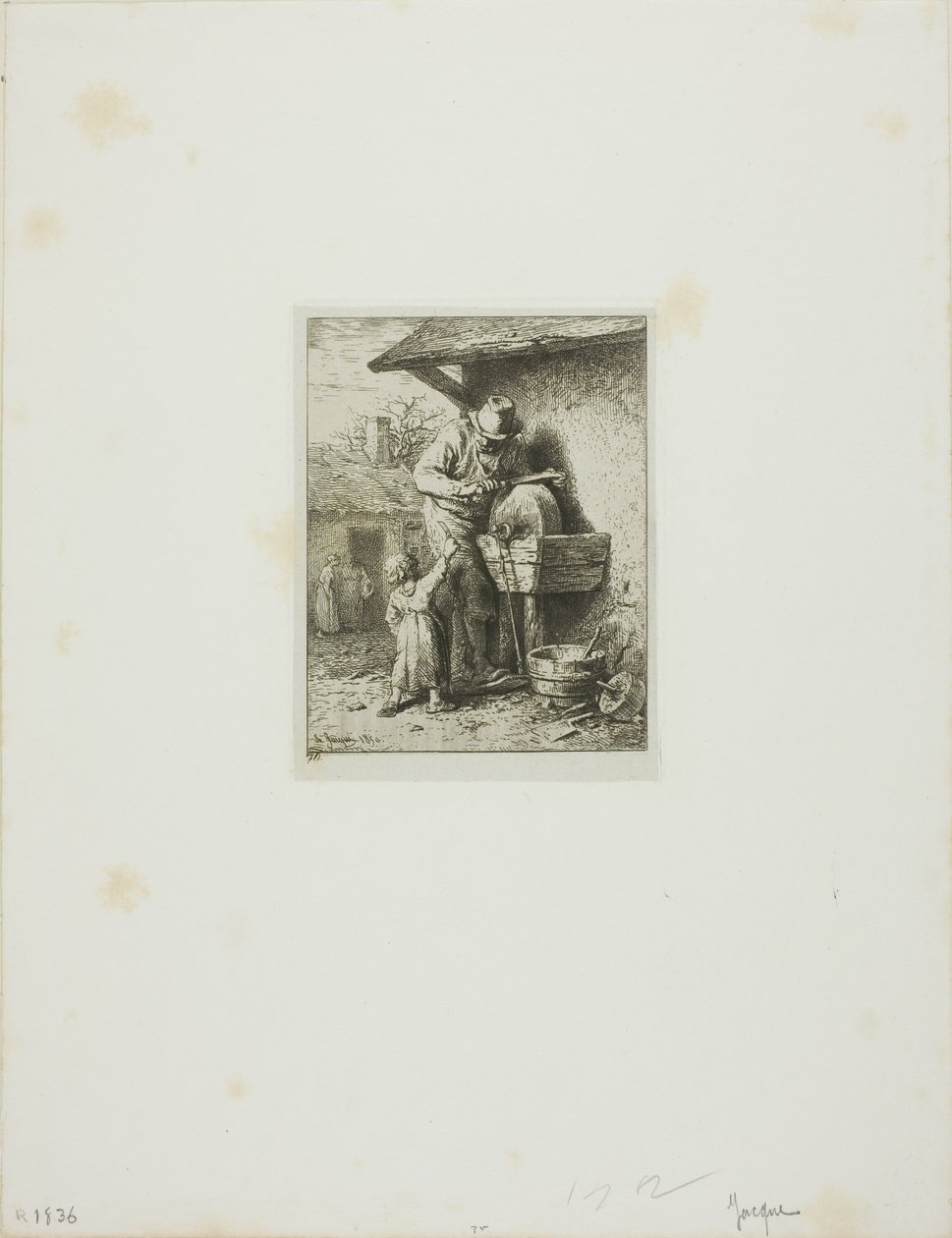 Knivsliberen af Charles Emile Jacque