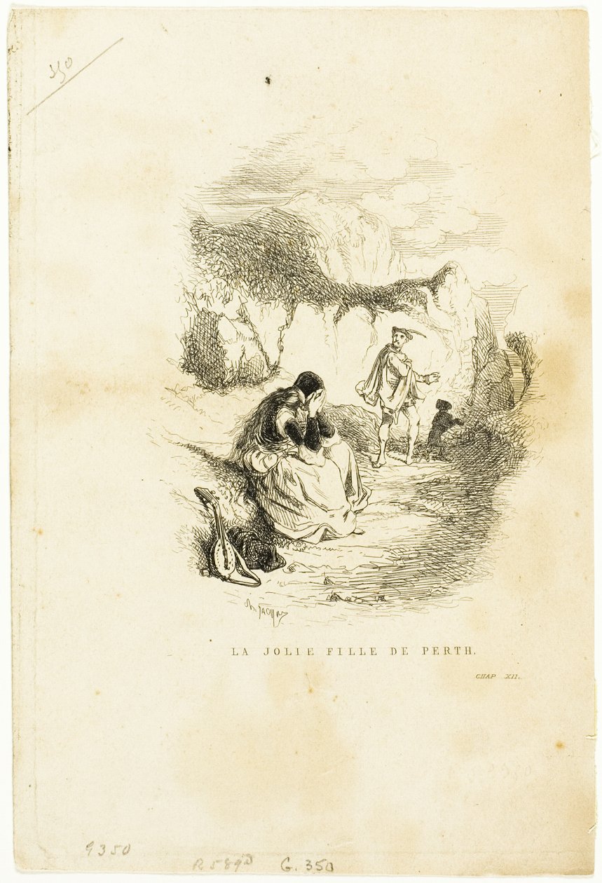 Den smukke pige fra Perth af Charles Emile Jacque