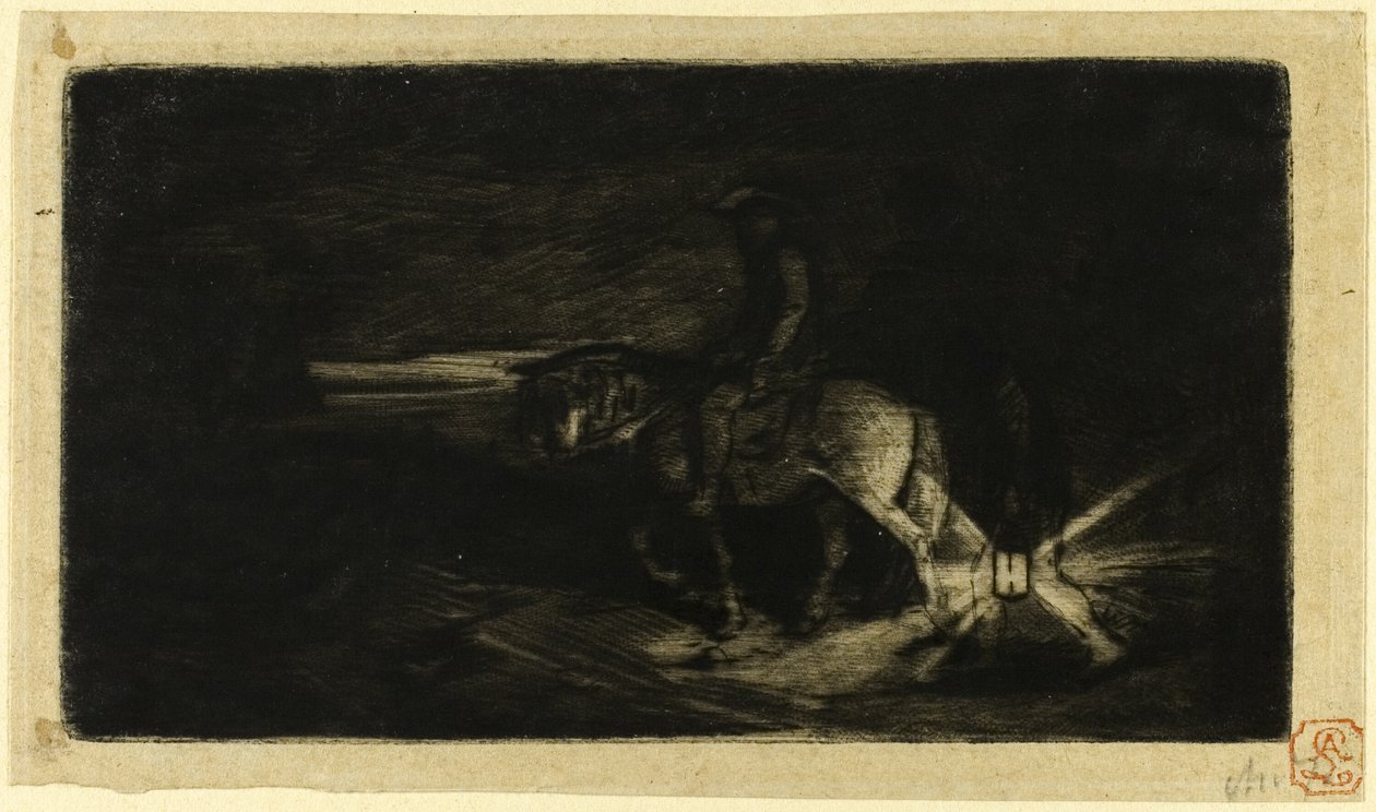 Rytteren af Charles Emile Jacque