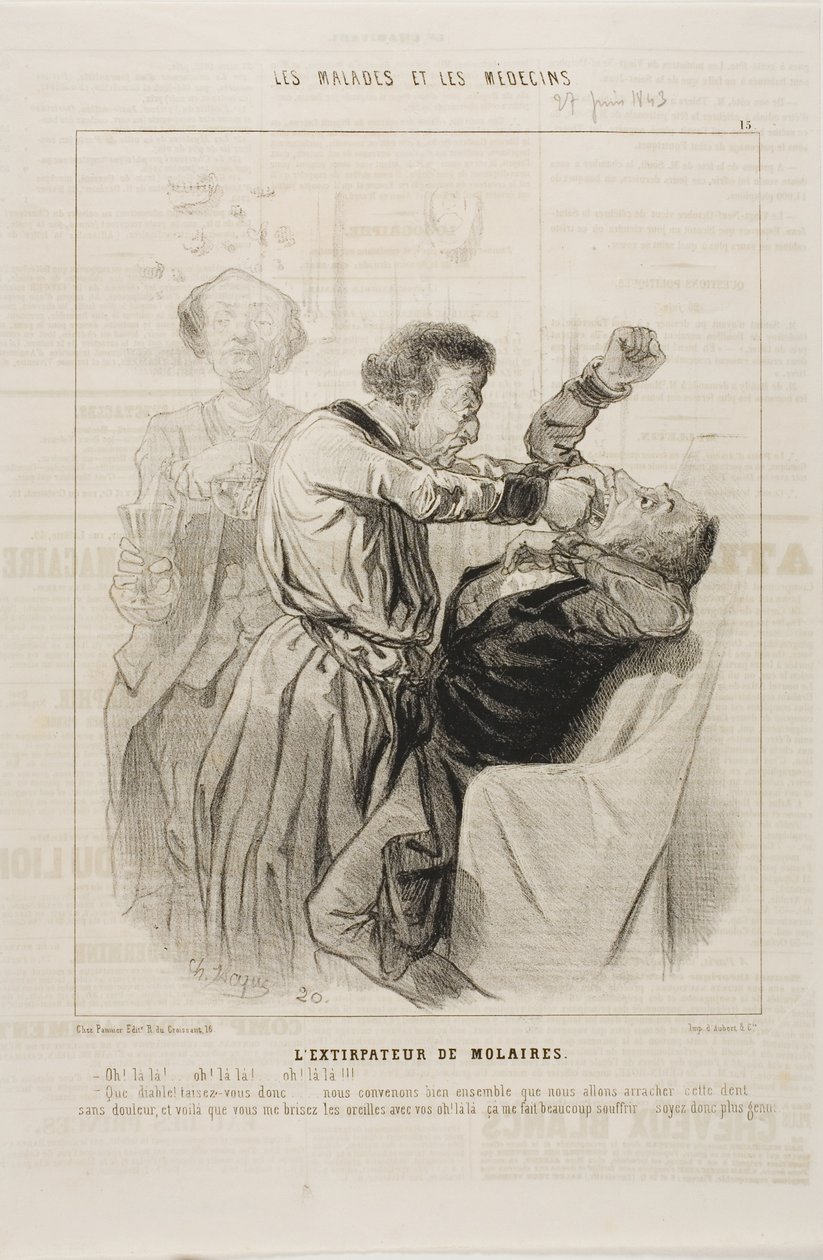 Tandtrækkeren (plade 15) af Charles Emile Jacque