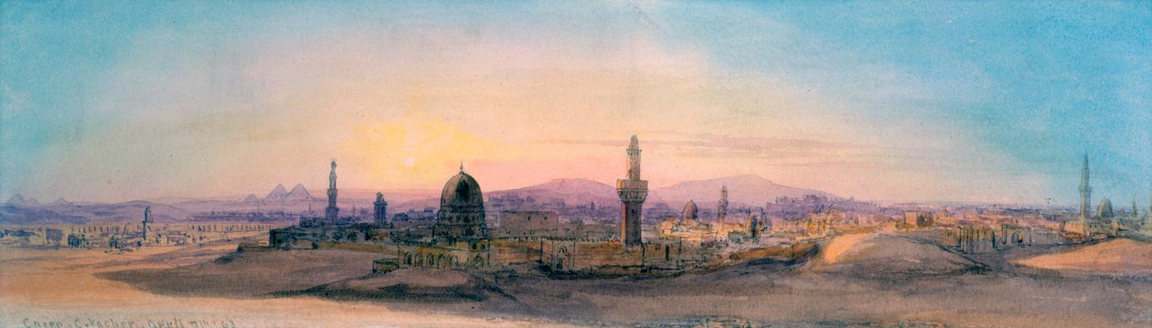 Kairo, 1863 af Charles Émile de Tournemine