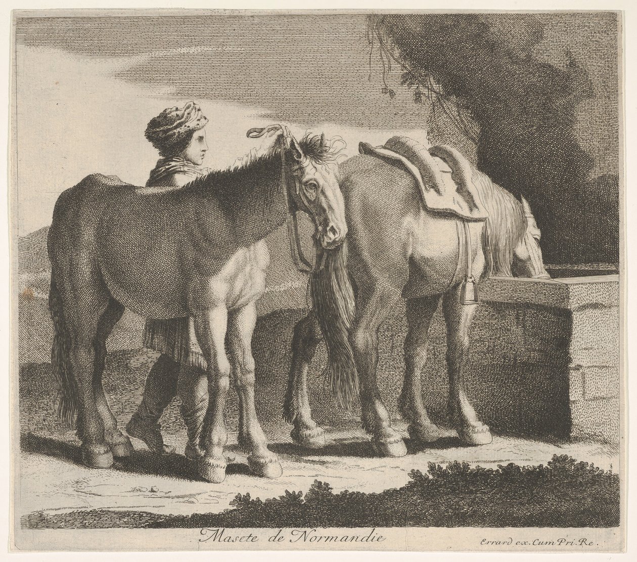 Normandiet borde. af Charles Errard le fils