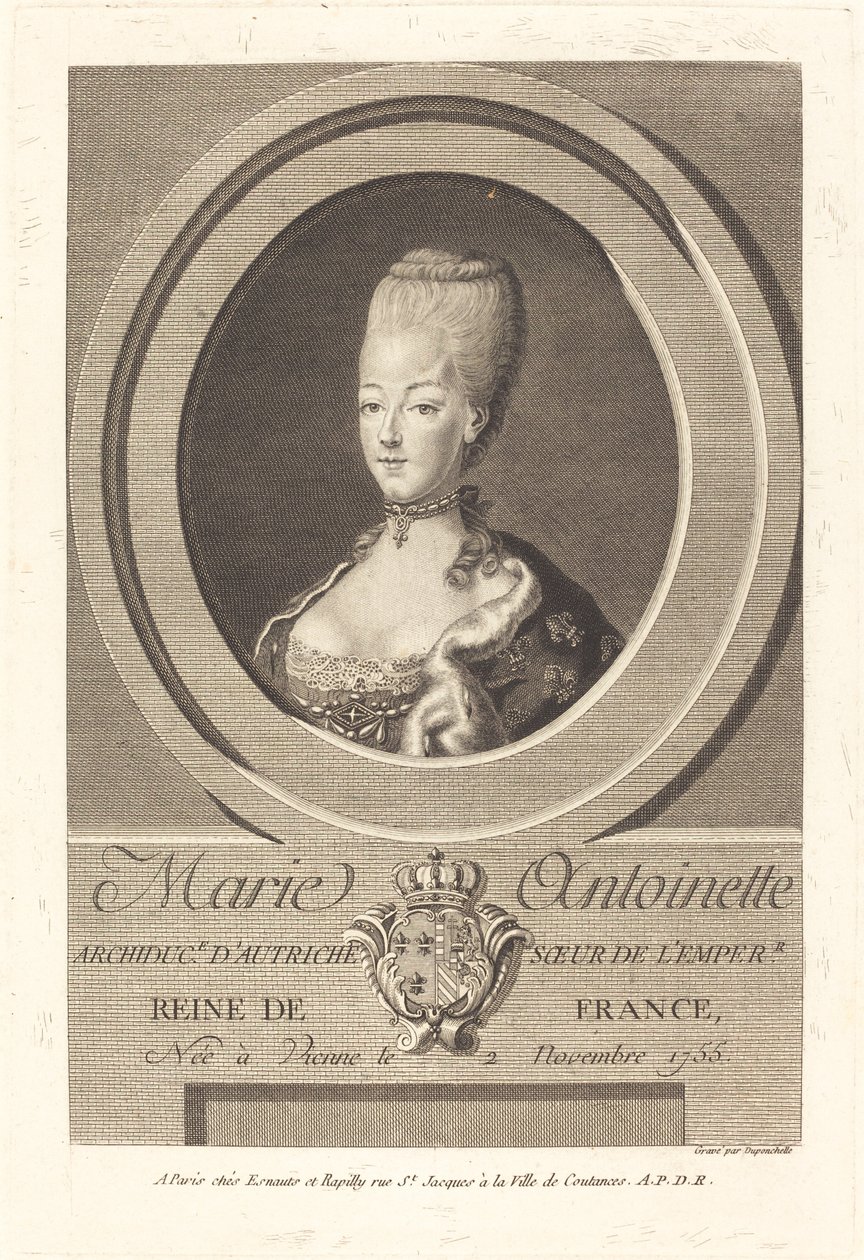 Marie Antoinette af Charles Eugene Duponchel
