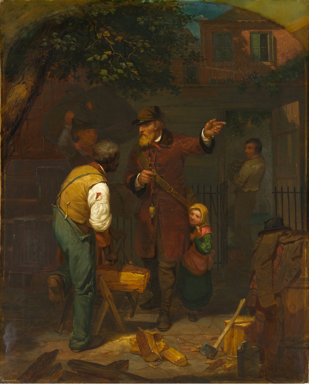 En tysk immigrant, der spørger sin vej af Charles F. Blauvelt