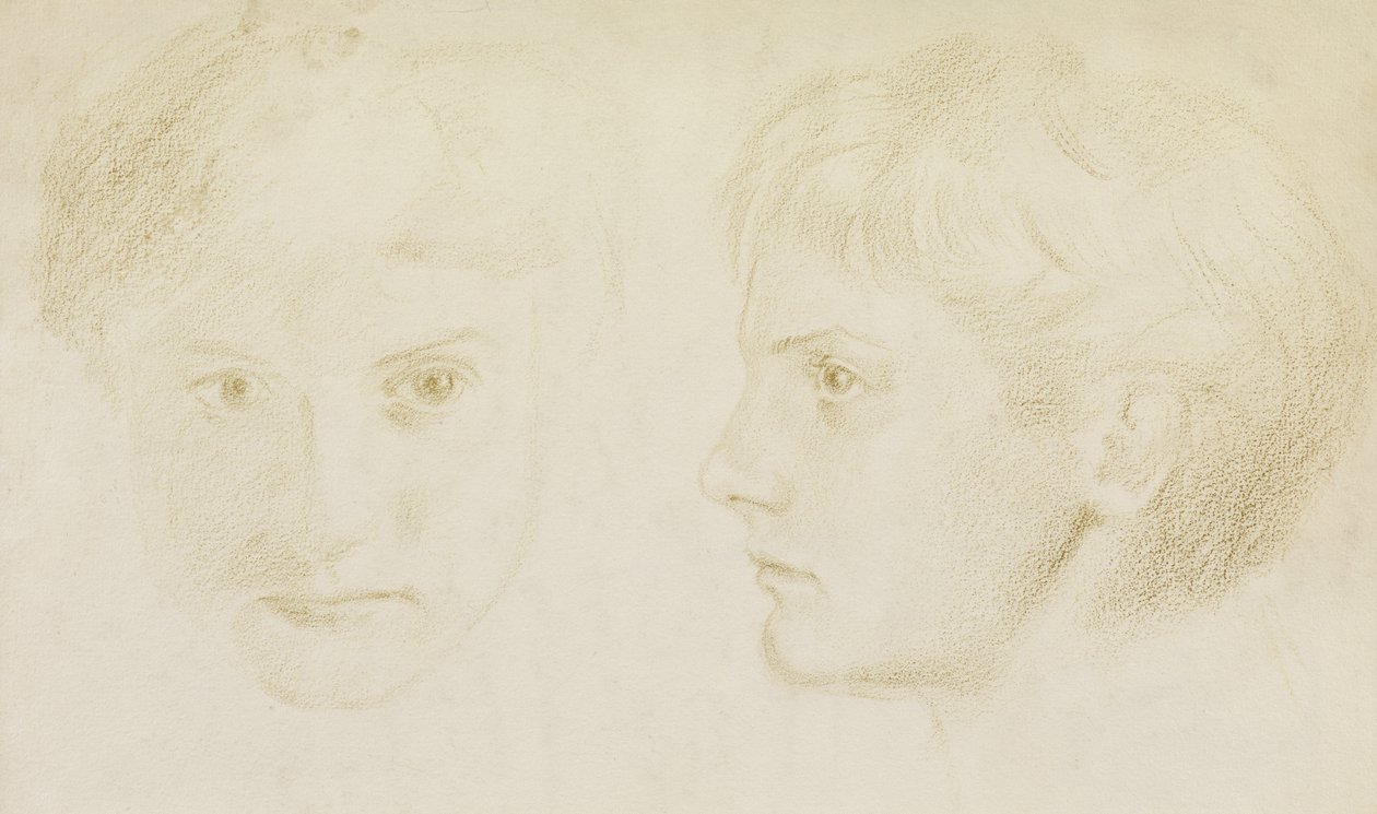Edward Robert Hughes, 16 år, 1867 (kridt på papir) af Charles Fairfax Murray