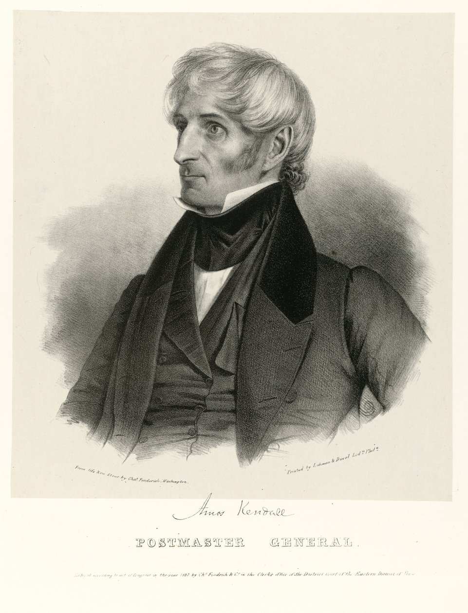 Amos Kendall af Charles Fenderich