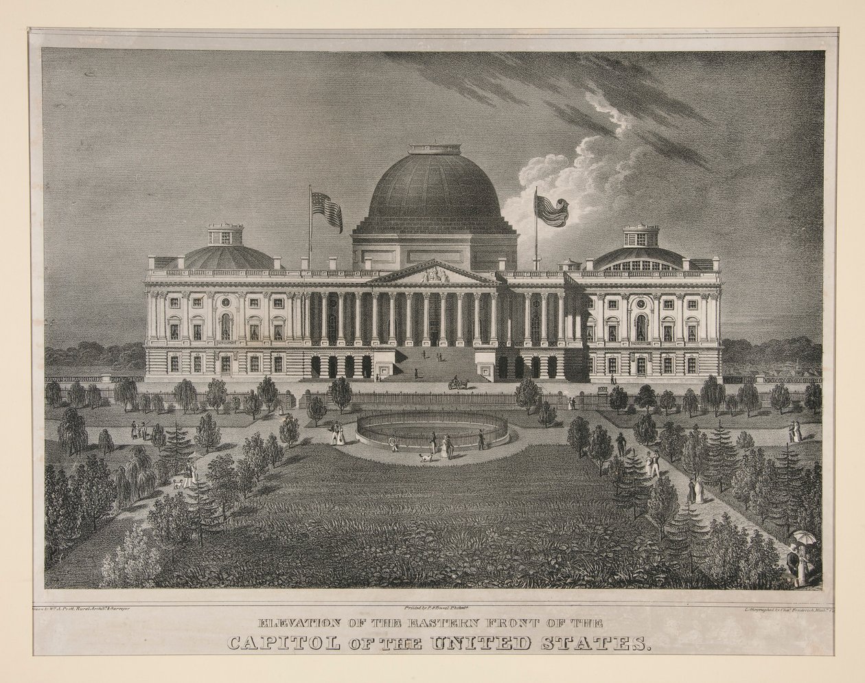 Højde af det østlige punkt af hovedstaden i USA (Washington, D.C.) af Charles Fenderich