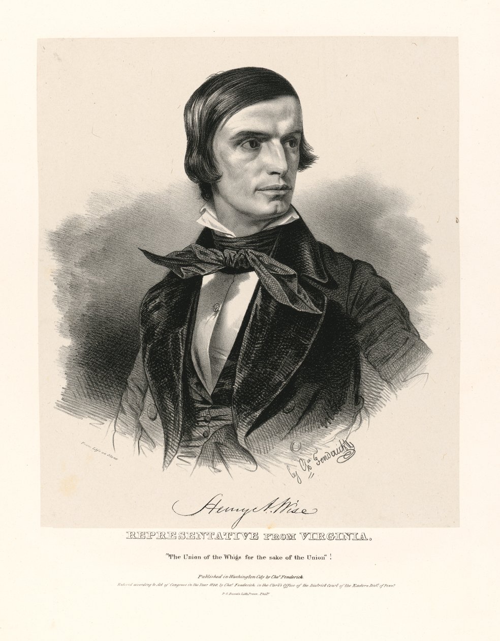 Henry Alexander Wise af Charles Fenderich