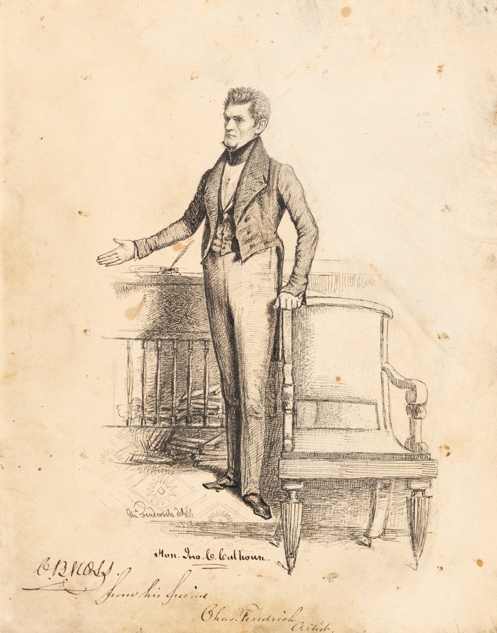 John C. Calhoun af Charles Fenderich