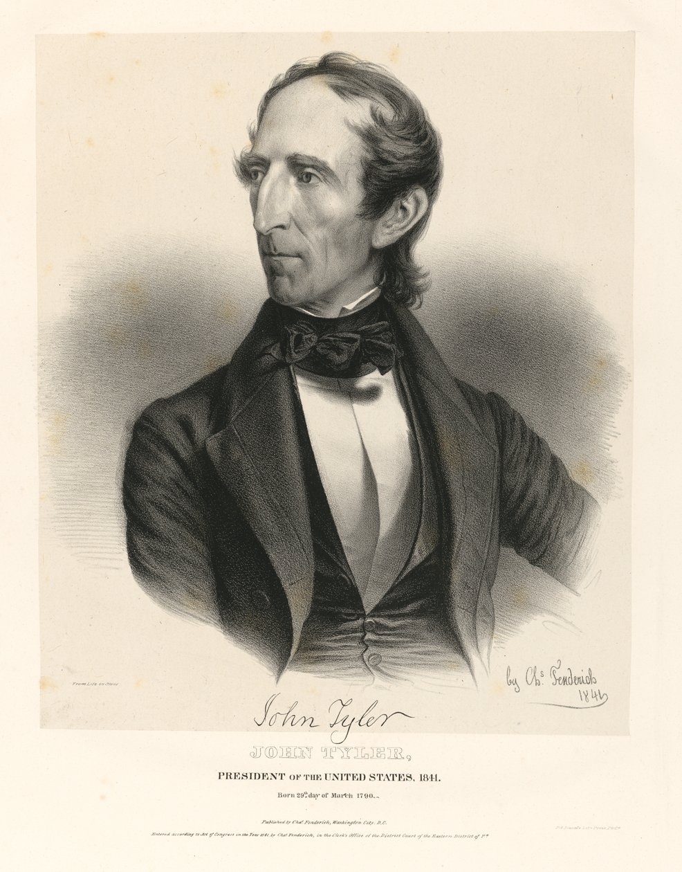 John Tyler af Charles Fenderich
