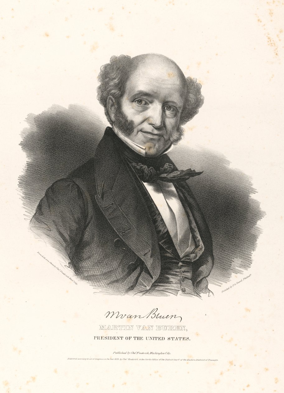 Martin Van Buren af Charles Fenderich