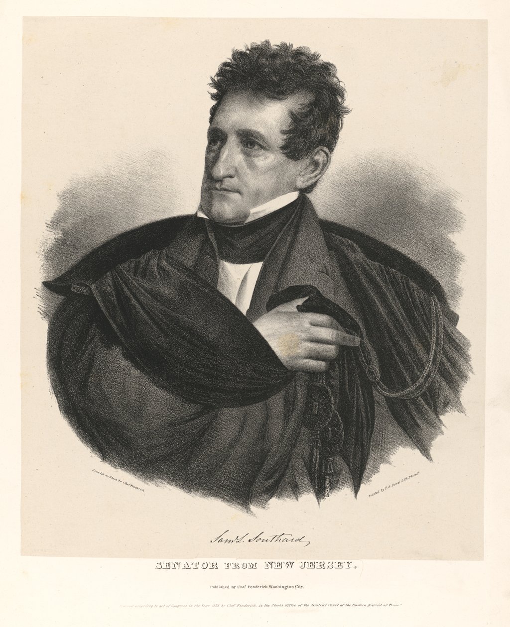 Samuel Lewis Southard af Charles Fenderich