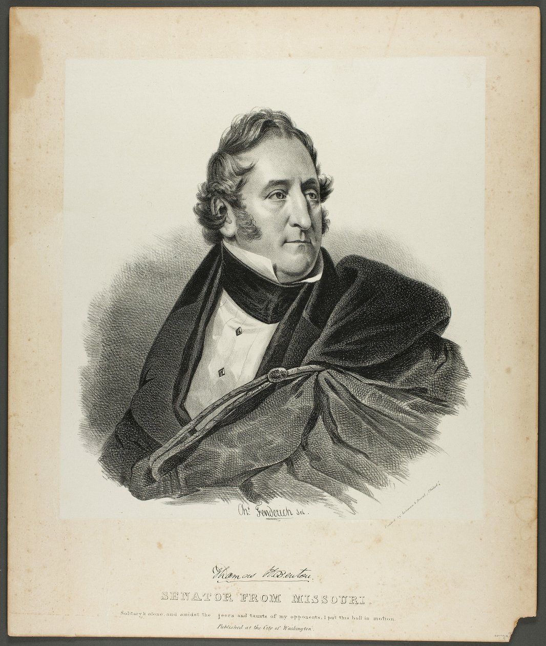 Thomas Benton, senator fra Missouri af Charles Fenderich