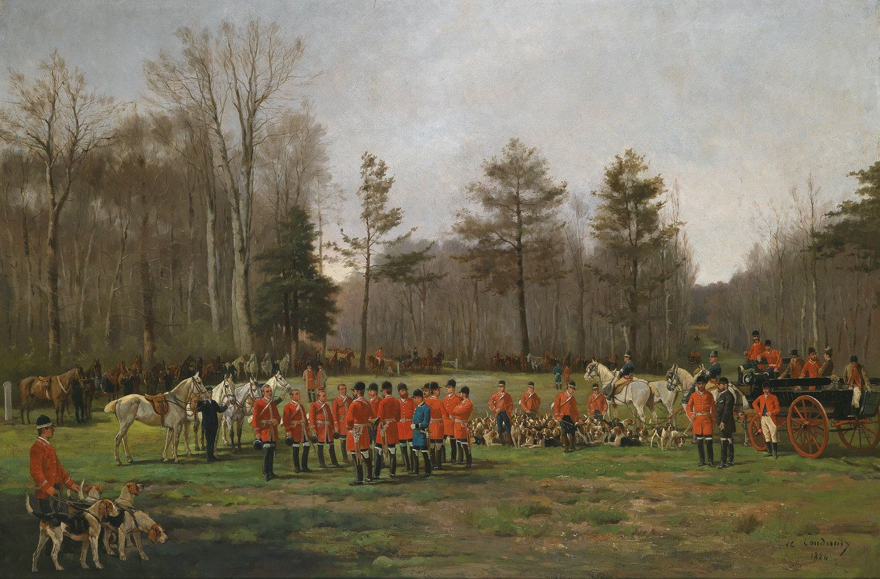 Før rævejagten af Charles Fernand de Condamy