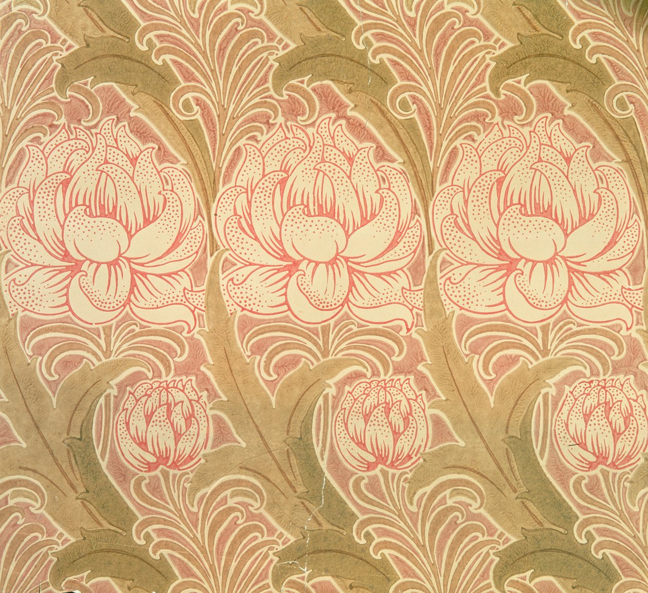 Tapet designet af Voysey, Victorian af Charles Francis Annesley Voysey