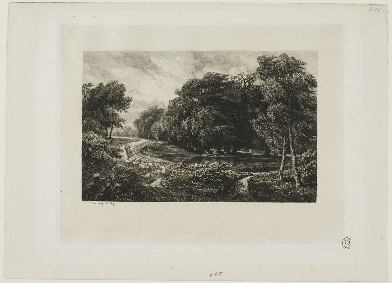 Nærmer sig Storm af Charles Francois Daubigny