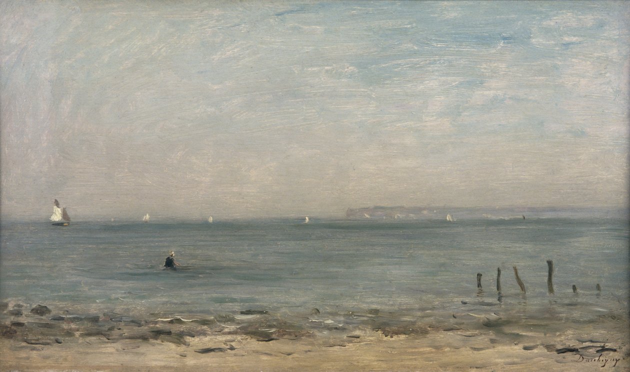 Kasket grå næse af Charles Francois Daubigny