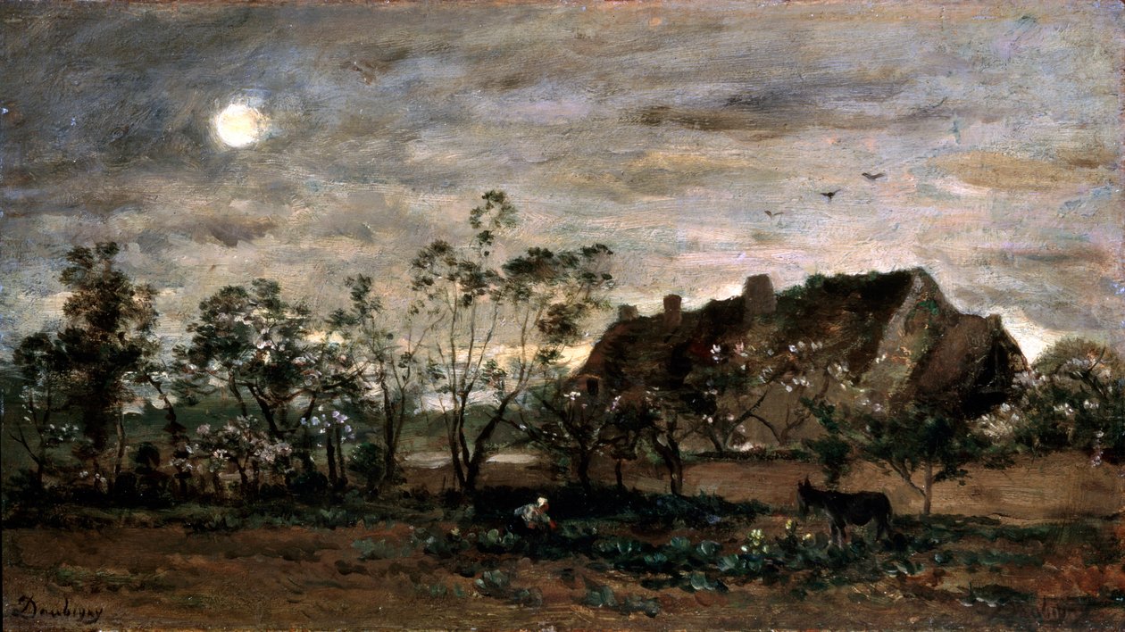 Aften i Honfleur, 1860