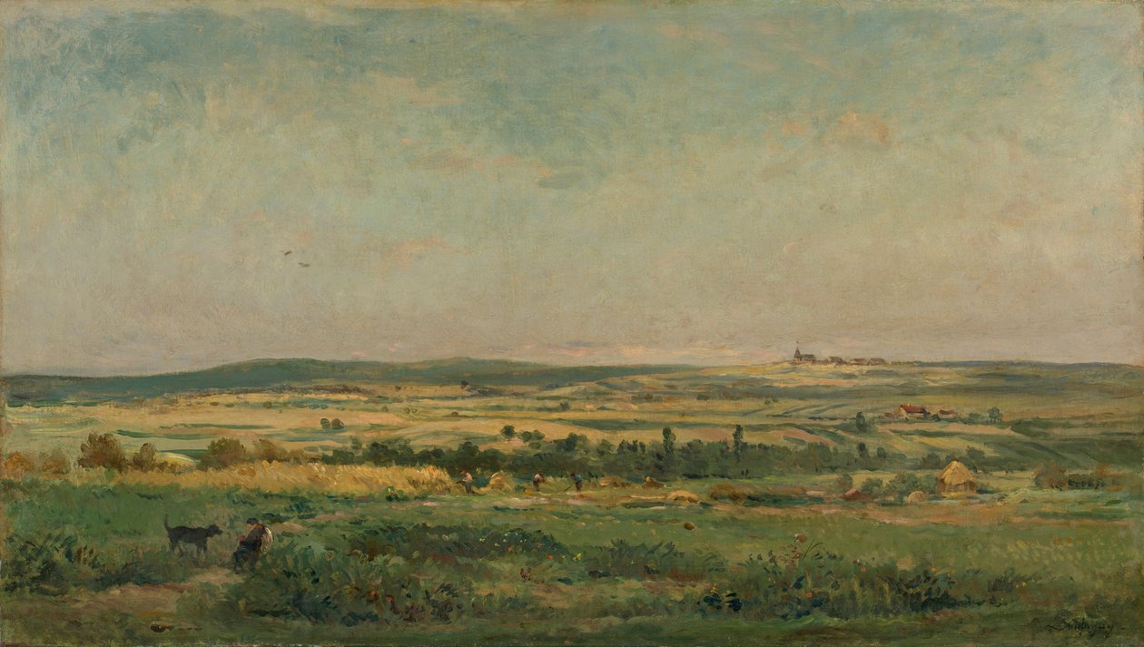 kornhøst af Charles Francois Daubigny